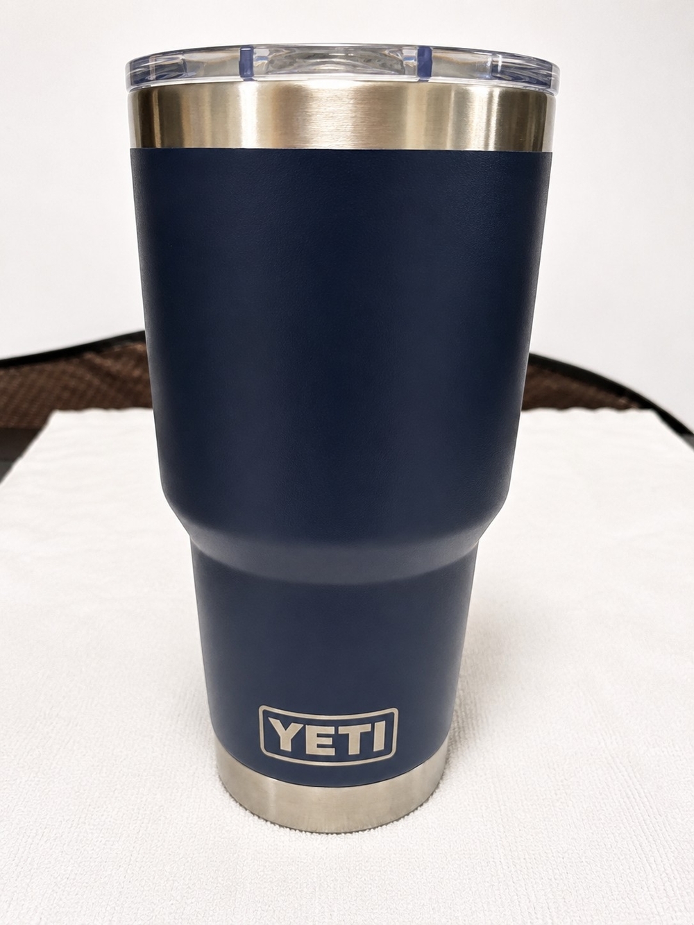 YETI Navy Blue Stainless Steel Insulated Tumbler